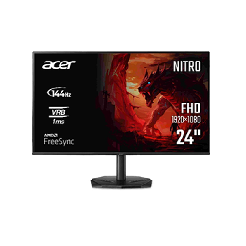 მონიტორი - Acer Nitro KG240YP0BI - 23.8 Inch / FHD / VA / 144 Hz / 1 Ms