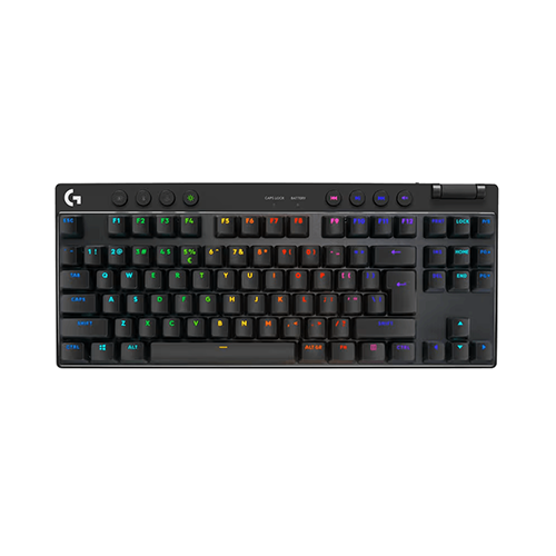 უკაბელო ტენვადი მექანიკური კლავიატურა - Logitech G Pro X Lightspeed TKL Rechargable WL BT
