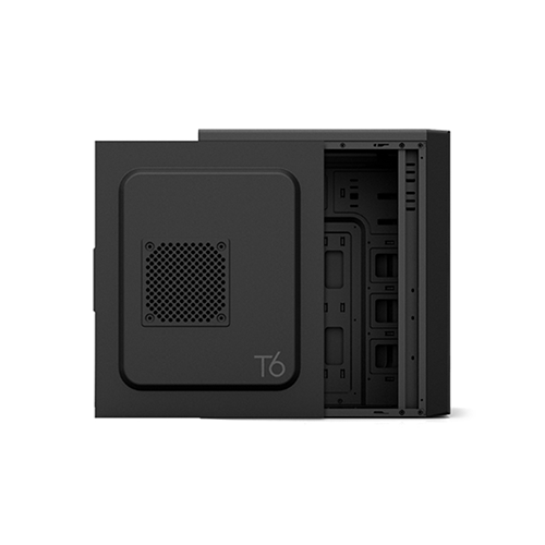 ქეისი - Zalman T6 Black - 1×120 Fan