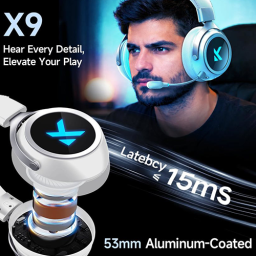 უკაბელო Bluetooth ყურსასმენი - Mchose X9 White WL BT