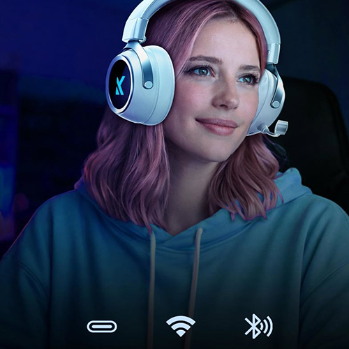 უკაბელო Bluetooth ყურსასმენი - Mchose X9 White WL BT