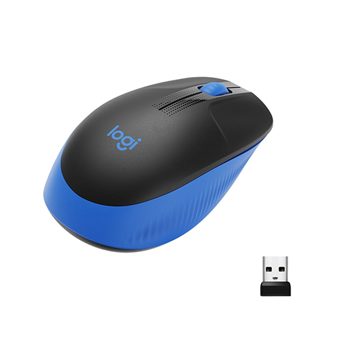 უკაბელო მაუსი - Logitech M190 Blue WL