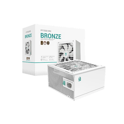 კვების ბლოკი - Deep Cool PF 750 X 750 Watt 80 Plus Bronze White