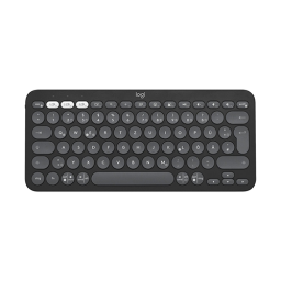უკაბელო ტენვადი კლავიატურა - Logitech Pebble Keys 2 K380s Graphite Rechargeable BT
