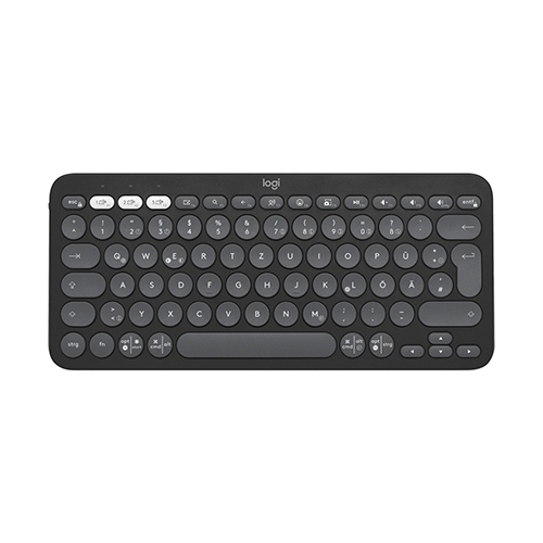 უკაბელო ტენვადი კლავიატურა - Logitech Pebble Keys 2 K380s Graphite Rechargeable BT
