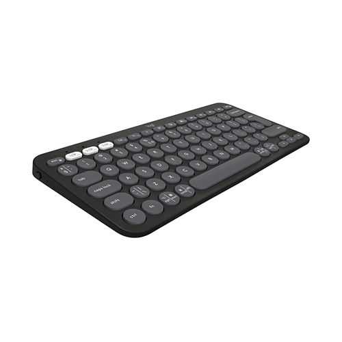 უკაბელო ტენვადი კლავიატურა - Logitech Pebble Keys 2 K380s Graphite Rechargeable BT