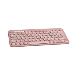 უკაბელო ტენვადი კლავიატურა - Logitech Pebble Keys 2 K380s Rose Rechargeable BT