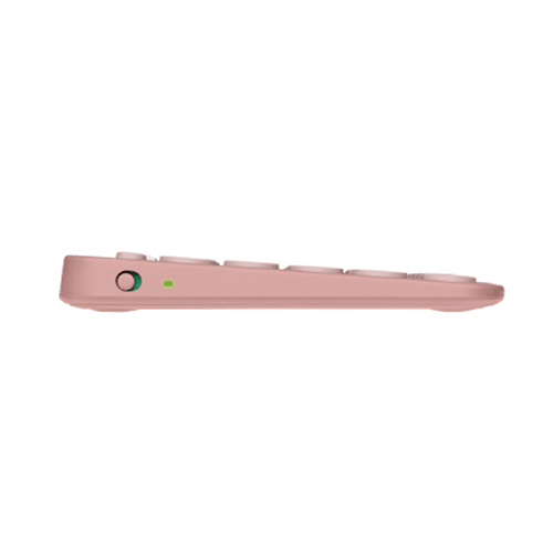 უკაბელო ტენვადი კლავიატურა - Logitech Pebble Keys 2 K380s Rose Rechargeable BT