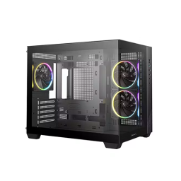 ქეისი - Deep Cool CG330 3F Black - 3x120 Fan ARGB