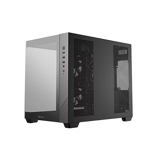 Case - Deep Cool CG330 3F Black - 3x120 Fan ARGB