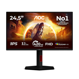 მონიტორი - Aoc 25G4KUR - 24.5 Inch / FHD / IPS / 420 Hz / 0.3 Ms