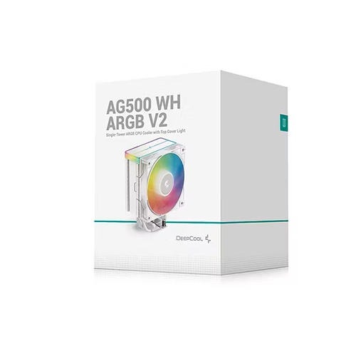 პროცესორის გაგრილება - Deep Cool AG500 WH ARGB V2 White