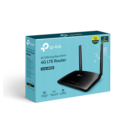 Wi-Fi როუტერი - TP-Link Archer MR402 AC1200 4G LTE Router + Sim Card Port Indoor