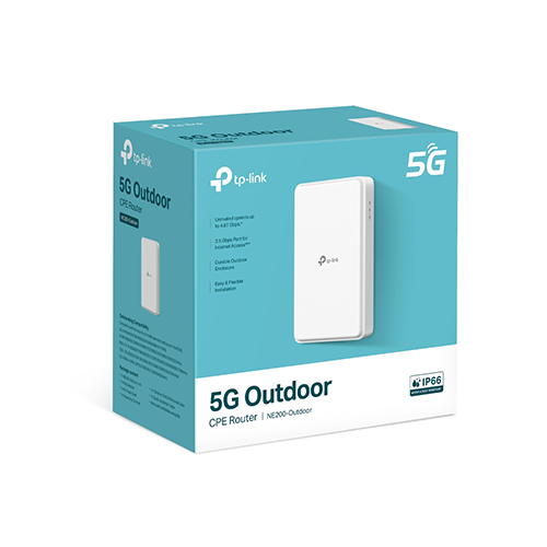 Wi-Fi როუტერი - TP-Link NE200 5G LTE Router + Sim Card Port Outdoor