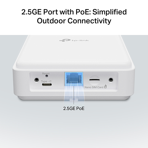 Wi-Fi როუტერი - TP-Link NE200 5G LTE Router + Sim Card Port Outdoor