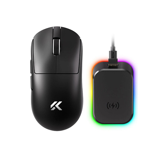 უკაბელო ტენვადი Bluetooth მაუსი - Mchose A7 V2 Ultra Plus Black Rechargeable WL BT