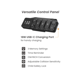 მაგიდის ელექტრო ფეხი - Vertex-DMSSC-03B Dual-Motor Sit-stand Desk (Two-Stage Standard Column)