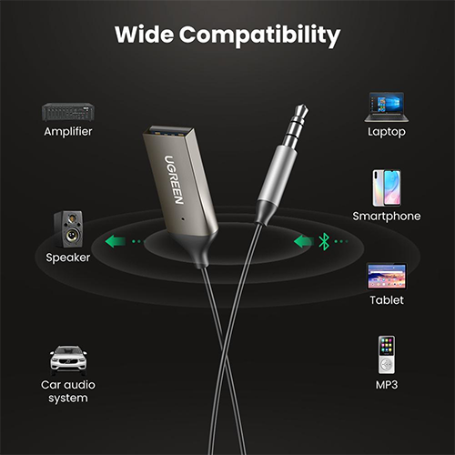 მანქანის Bluetooth მიმღები - Ugreen CM309 5.0