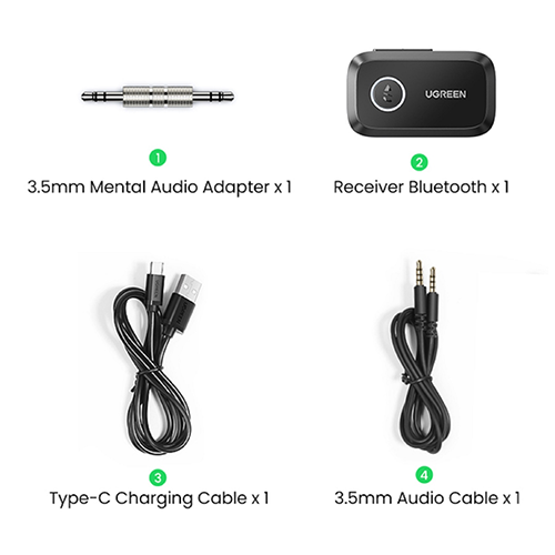 მანქანის Bluetooth მიმღები - Ugreen CM596 5.3