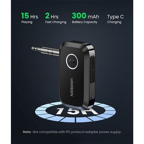 მანქანის Bluetooth მიმღები - Ugreen CM596 5.3