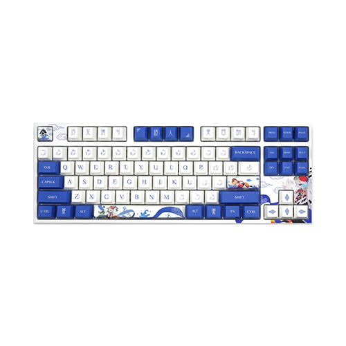 მექანიკური კლავიატურა - Varmilo VA87M Lovebirds-I Cherry MX Blue EU