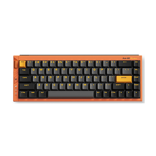 მექანიკური კლავიატურა - Mchose Ace 68 Hall Effect Galaxy Orange