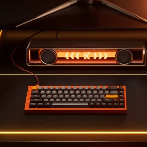 მექანიკური კლავიატურა - Mchose Ace 68 Hall Effect Galaxy Orange