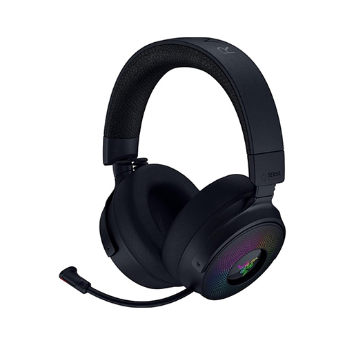 უკაბელო Bluetooth ყურსასმენი - Razer Kraken V4 Pro RGB USB Black WL BT