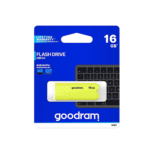 ფლეშ მეხსიერება - Goodram 16 GB USB 2.0 Yellow
