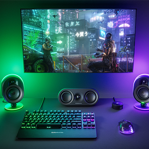 უკაბელო Bluetooth დინამიკი - SteelSeries Arena 9 5.1 RGB Black