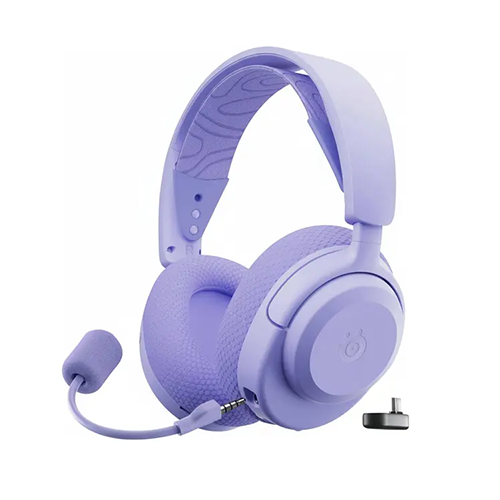 უკაბელო Bluetooth ყურსასმენი - SteelSeries Arctis Nova 3 Lavender WL BT