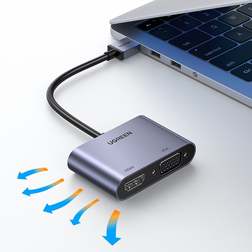 გადამყვანი - USB To HDMI Ugreen