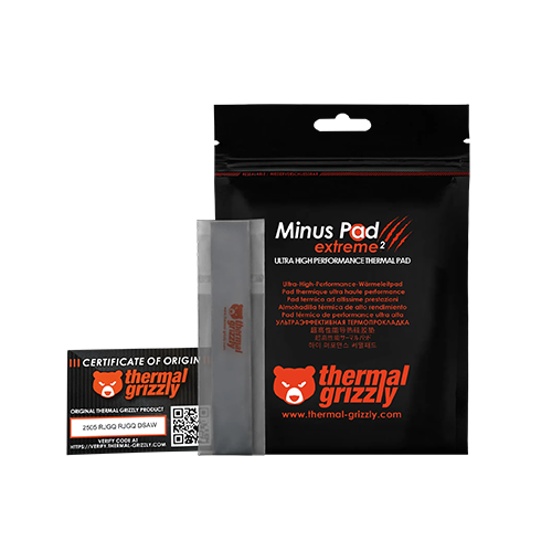 თერმო ბალიში - Thermall Grizzly TG Minus Pad Extreme V2 - 2x 2.0 mm 120x20 mm