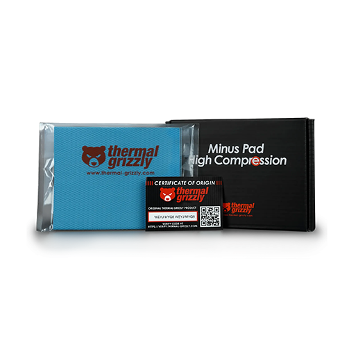 თერმო ბალიში - Thermall Grizzly TG Minus Pad HC - 2x 2.0 mm 120x100 mm