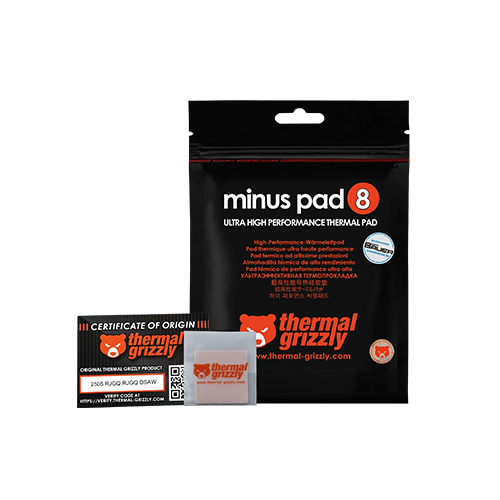 თერმო ბალიში - Thermall Grizzly TG Minus Pad 8 - 2x 2.0 mm 30x30 mm