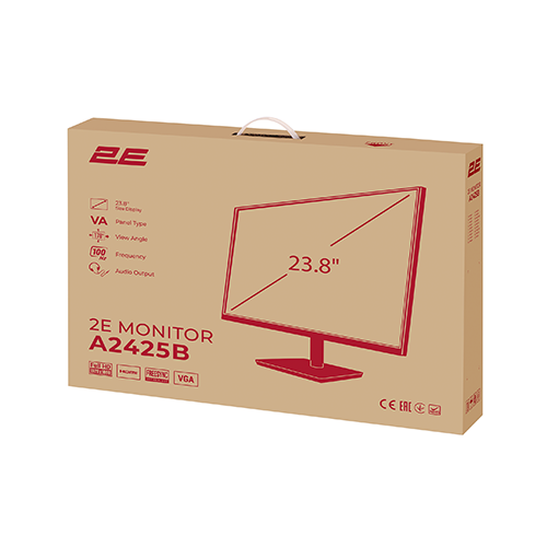 მონიტორი - 2E A2425B - 23.8 Inch / FHD / VA / 100 Hz / 5.5 Ms