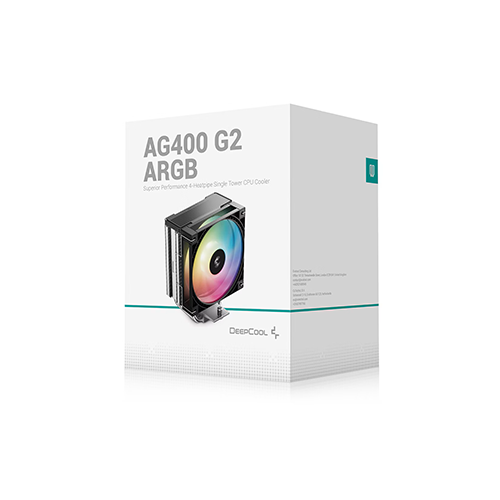 პროცესორის გაგრილება - Deep Cool AG400 G2 ARGB Black