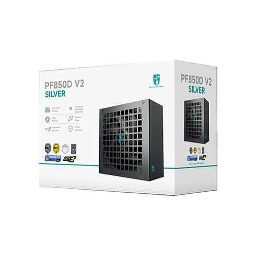 კვების ბლოკი - Deep Cool PF 850D 850 Watt 80 Plus Silver