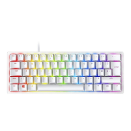 მექანიკური კლავიატურა - Razer Huntsman Mini Red Switch USB RU RGB Mercury White