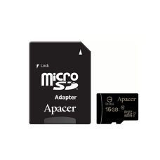 მეხსიერება - Micro SD Card Apacer 16 GB + Adapter
