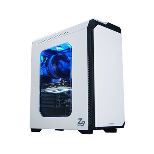 ქეისი - Zalman Z9 Neo Plus White - 2x120 Fan + 3x120 Fan LED