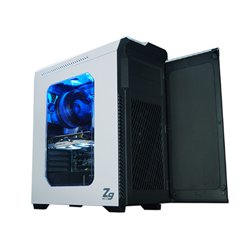 ქეისი - Zalman Z9 Neo Plus White - 2x120 Fan + 3x120 Fan LED