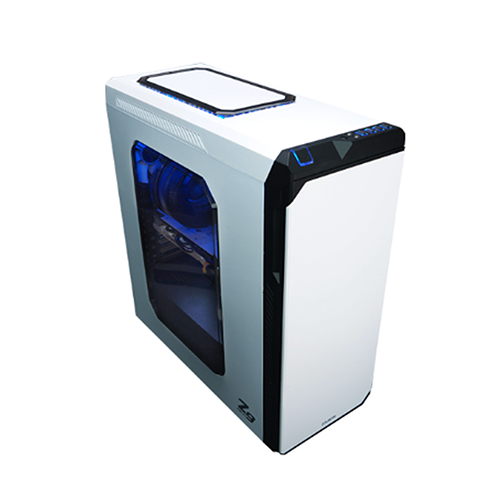 ქეისი - Zalman Z9 Neo Plus White - 2x120 Fan + 3x120 Fan LED