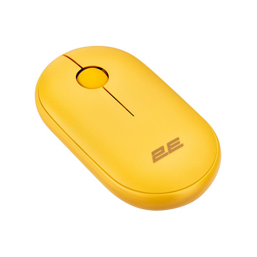 უკაბელო Bluetooth მაუსი - 2E MF300 Silent Sunny yellow WL BT