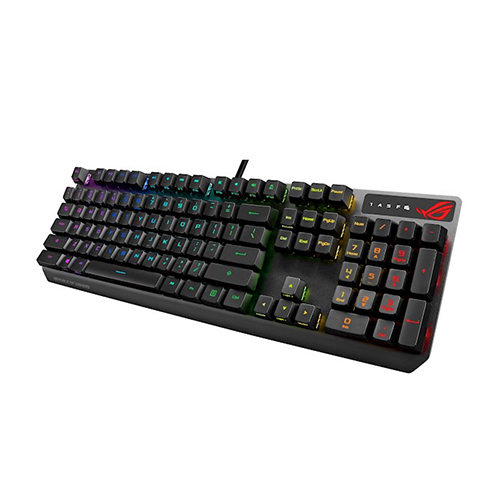 მექანიკური კლავიატურა - Asus Rog Strix Scope RX RD RGB 104key USB EN Black