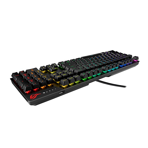 მექანიკური კლავიატურა - Asus Rog Strix Scope RX RD RGB 104key USB EN Black