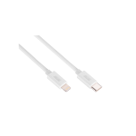 მობილურის კაბელი - 2E Cable Type-C - Lightning Glow 1m White