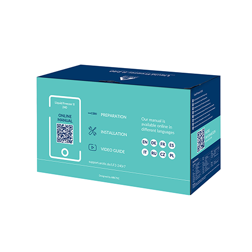პროცესორის წყლის გაგრილება - Arctic Liquid Freezer II 240 mm