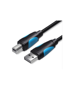 პრინტერის კაბელი - USB2.0 A Male to B Male Print Cable with 2*Ferrite Core 10M Black Vention