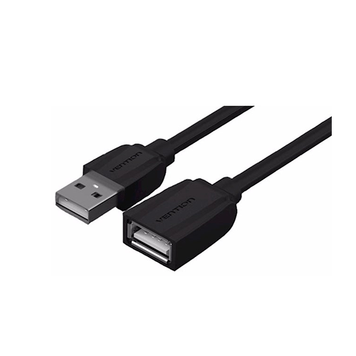 USB დამაგრძელებელი - Vention USB 2.0 Extension Cable 1მ Black